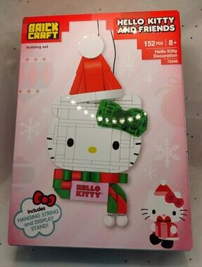 NEW BrickCraft Hello Kitty Holiday Ornament!